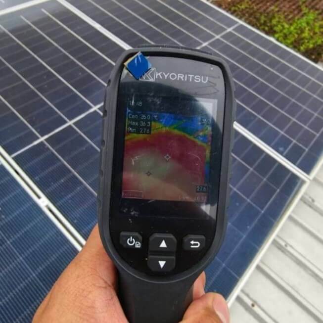 ตรวจเช็คแผงโซล่าเซลล์ จาก psolarclean